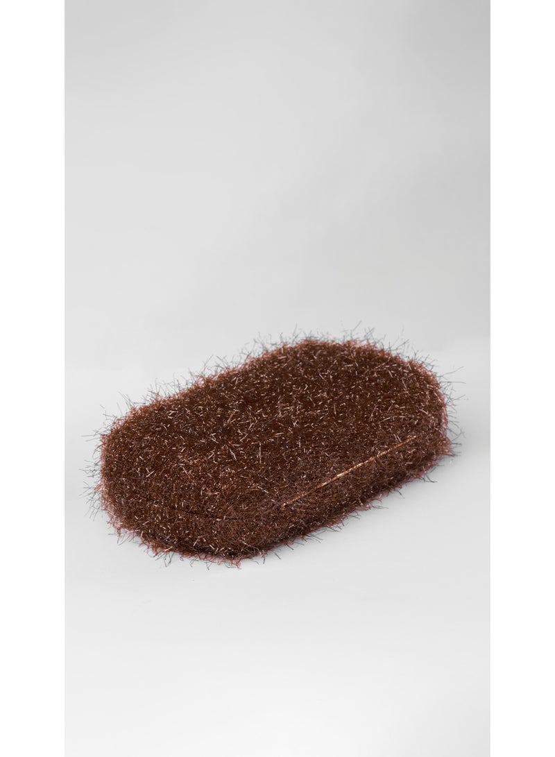 كيفيلي حقيبة كلتش كاكاو بلمسة لامعة - Image 5